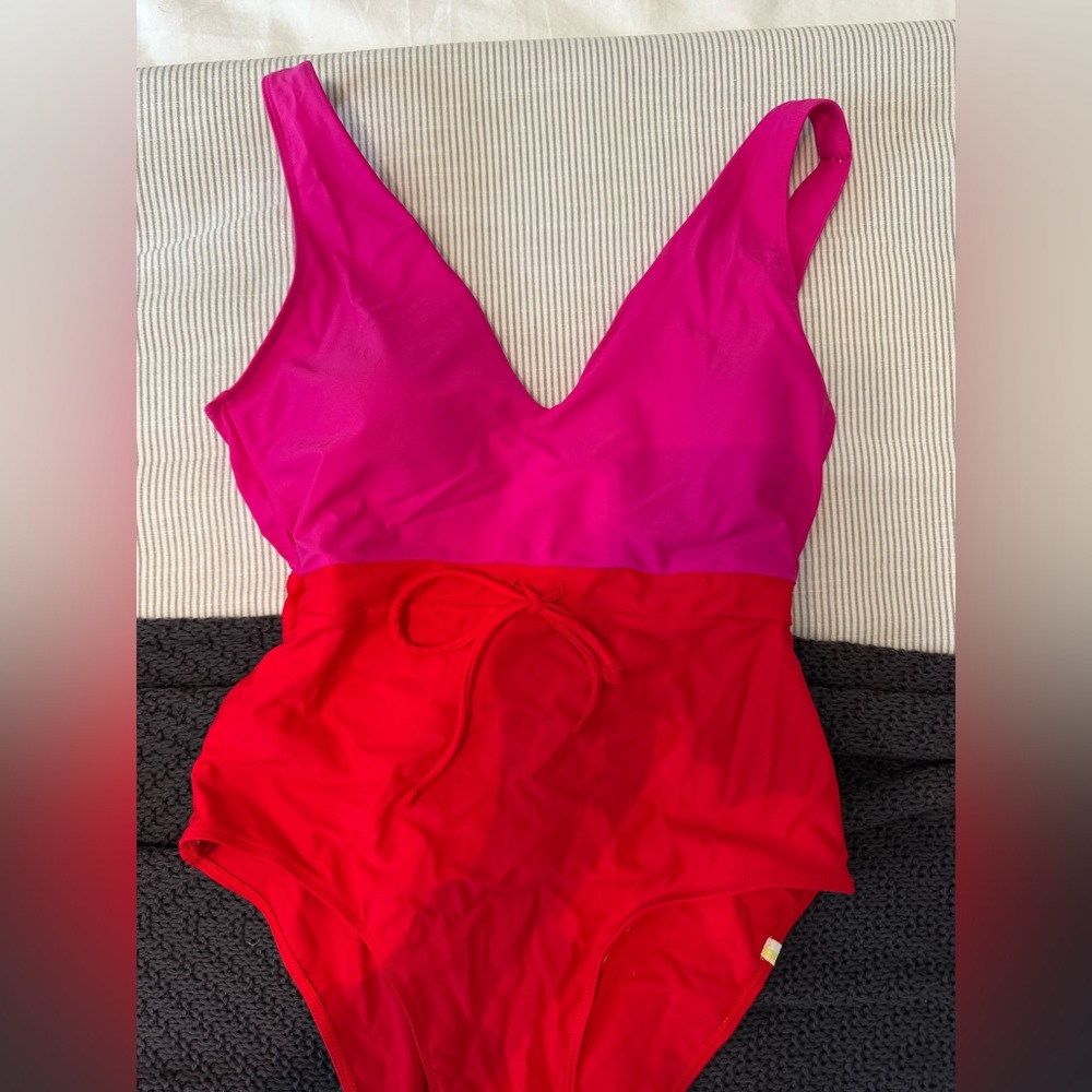 Summersalt Pink and Red One Piece Swimsuit